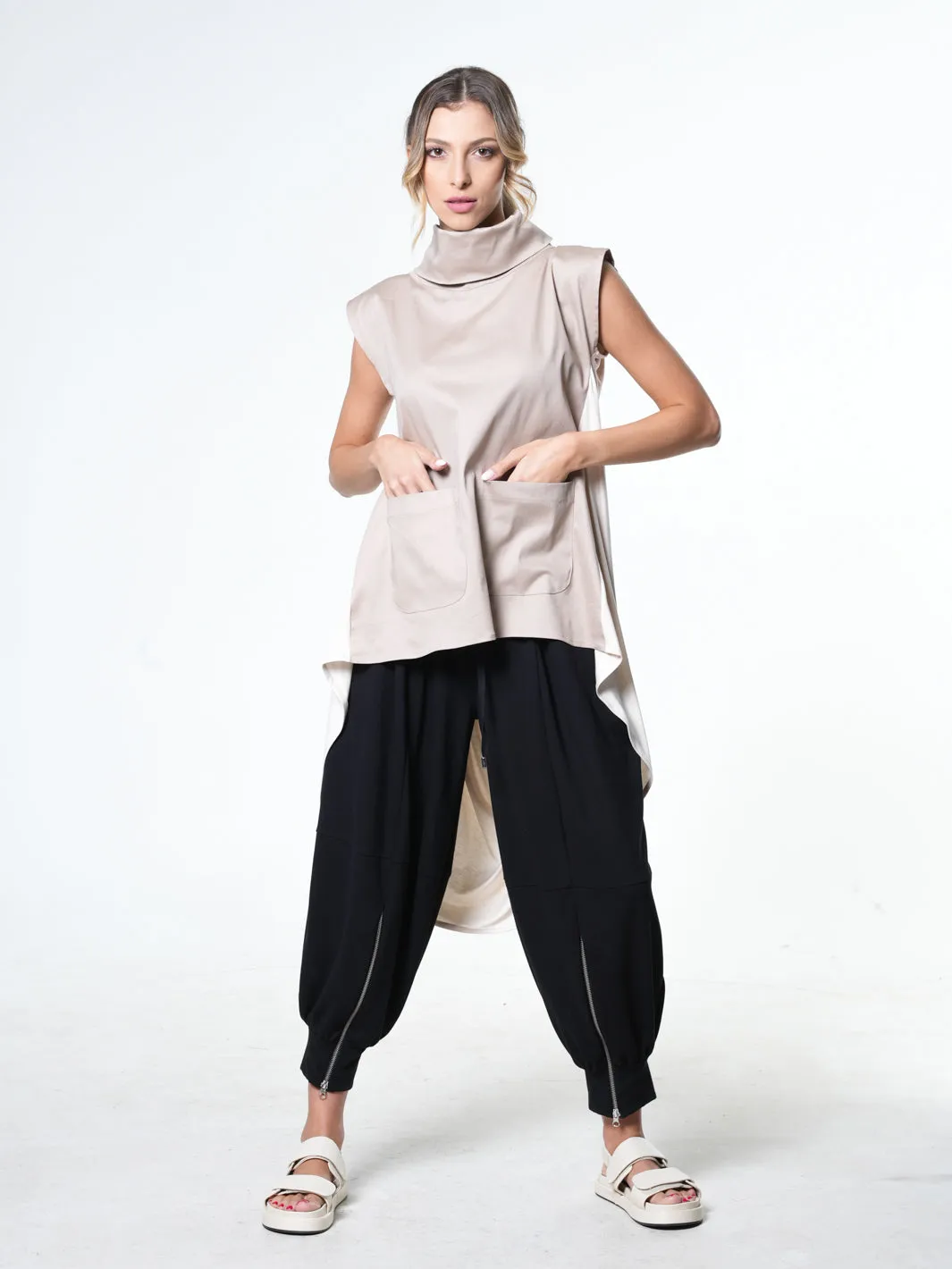 Oversize Asymmetric Tunic