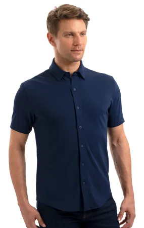 Performance Short Sleeve Button Down Polo