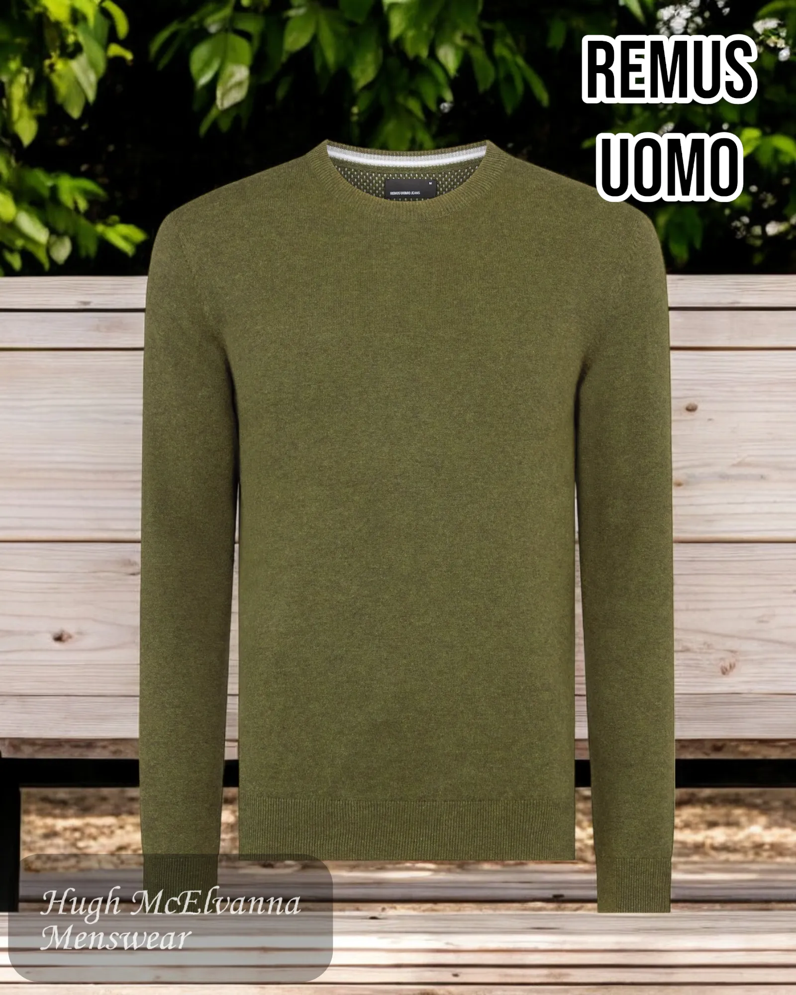 Remus Uomo Khaki Sweater - 58600/36