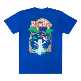 RIPNDIP DOWN BY THE RIVER TEE-ROYAL BLUE