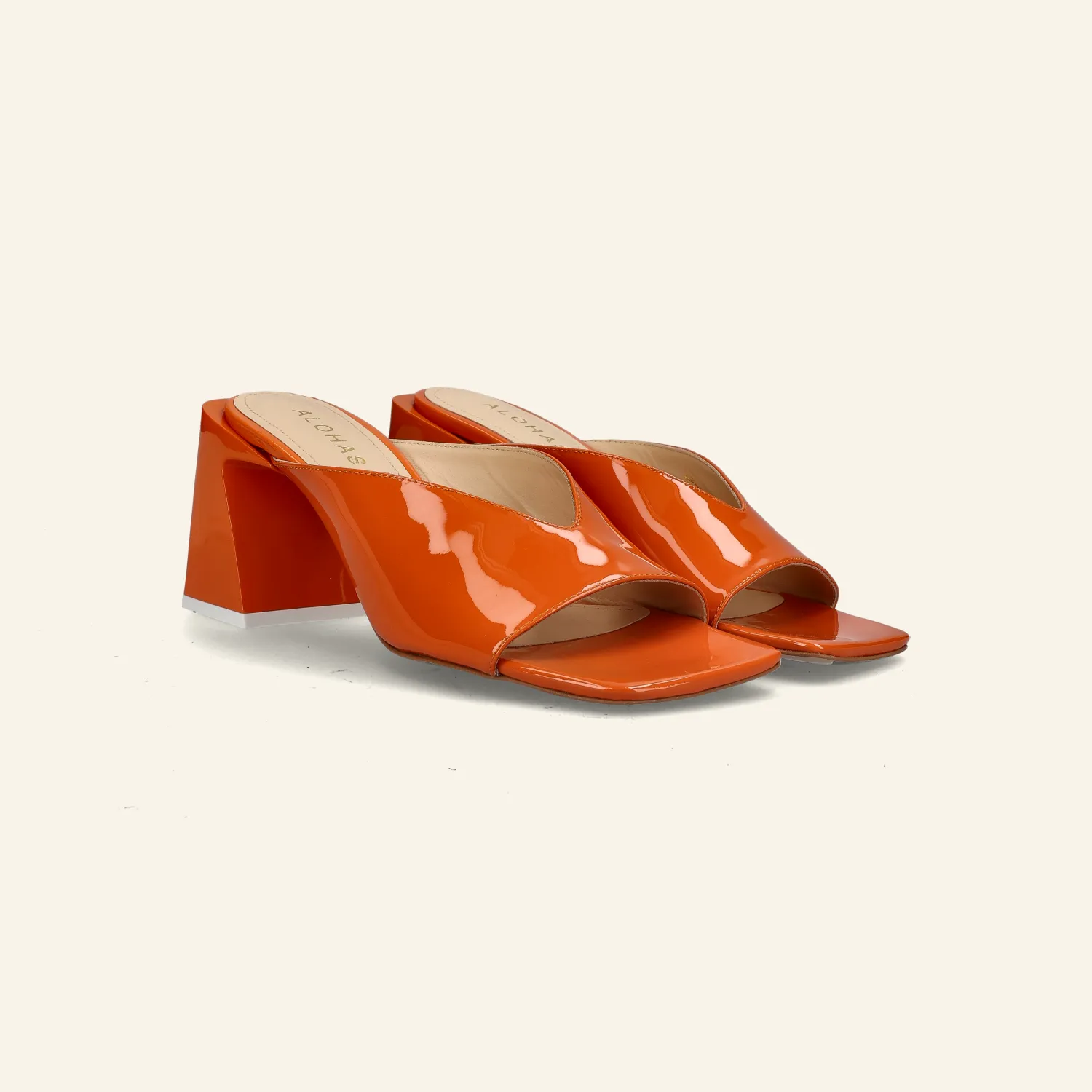 TASHA | Orange Leather