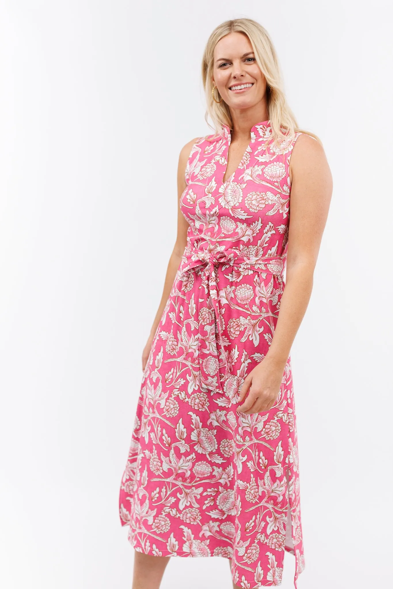 The Paige Dress - Tuileries Bloom Pink