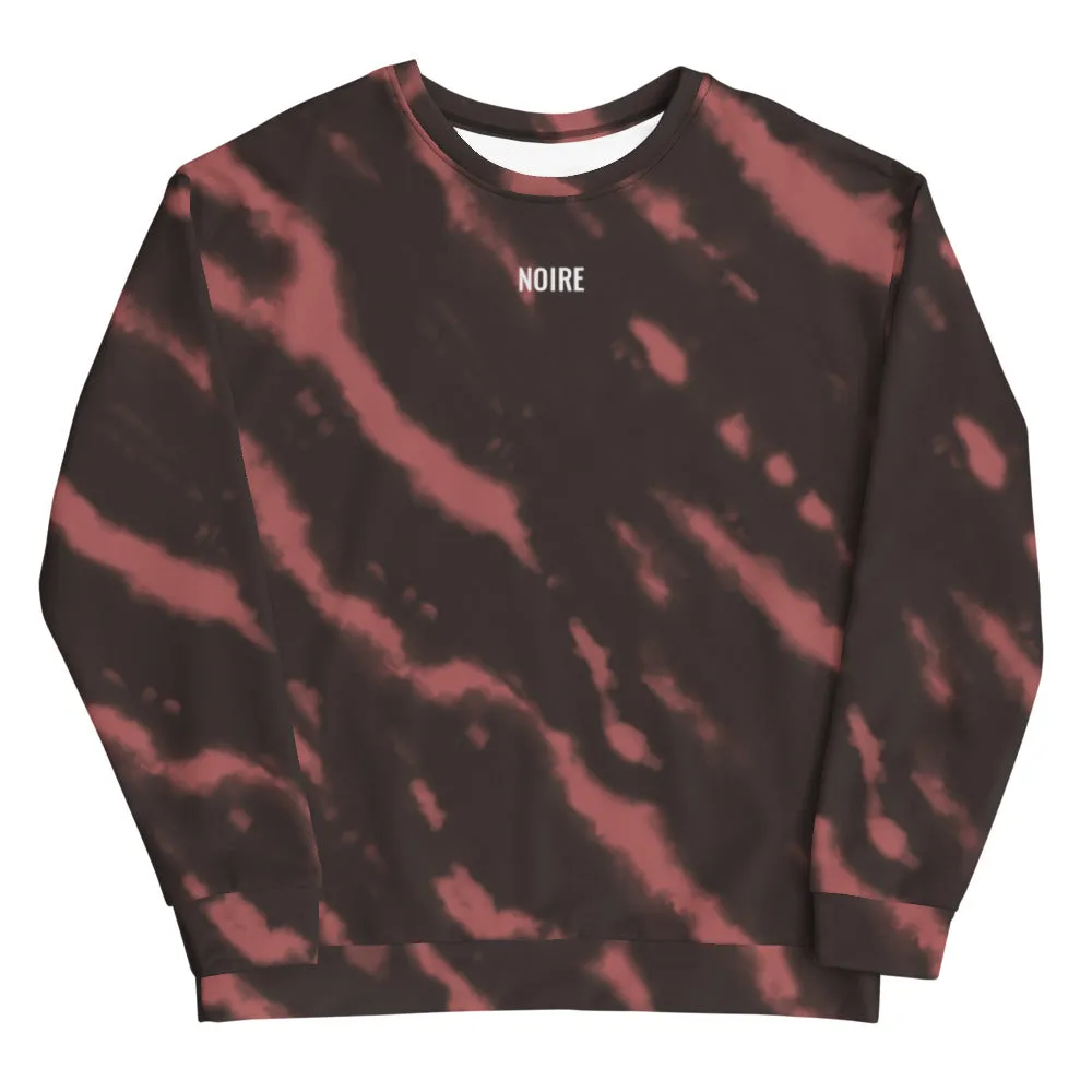 Tie Dye Sweatshirt- Red