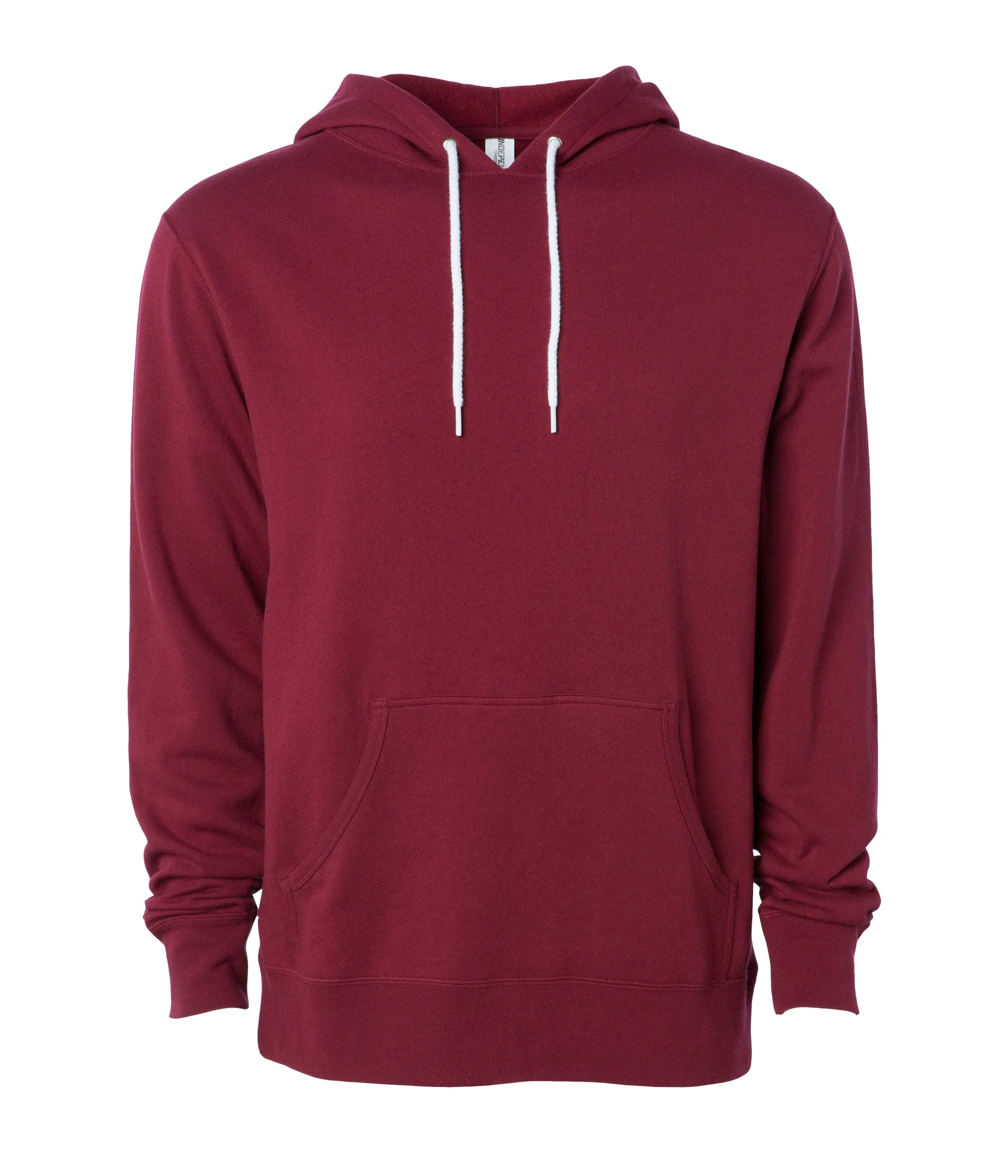 Unisex Lightweight Fitted Hooded Pullover Sweatshirt